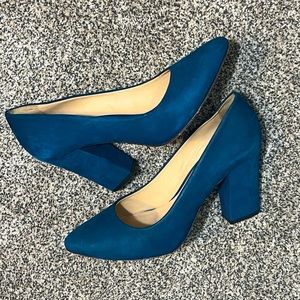 Antonio Melani Valo Suede Block Heels